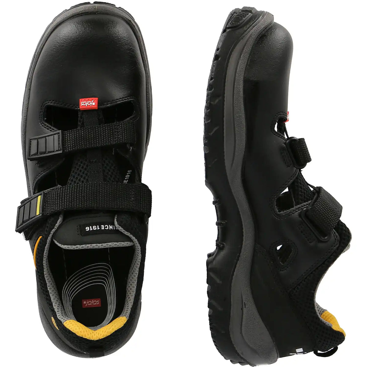 Jalas 3100 ESD S1 Sicherheitssandalen schwarz – schwarz