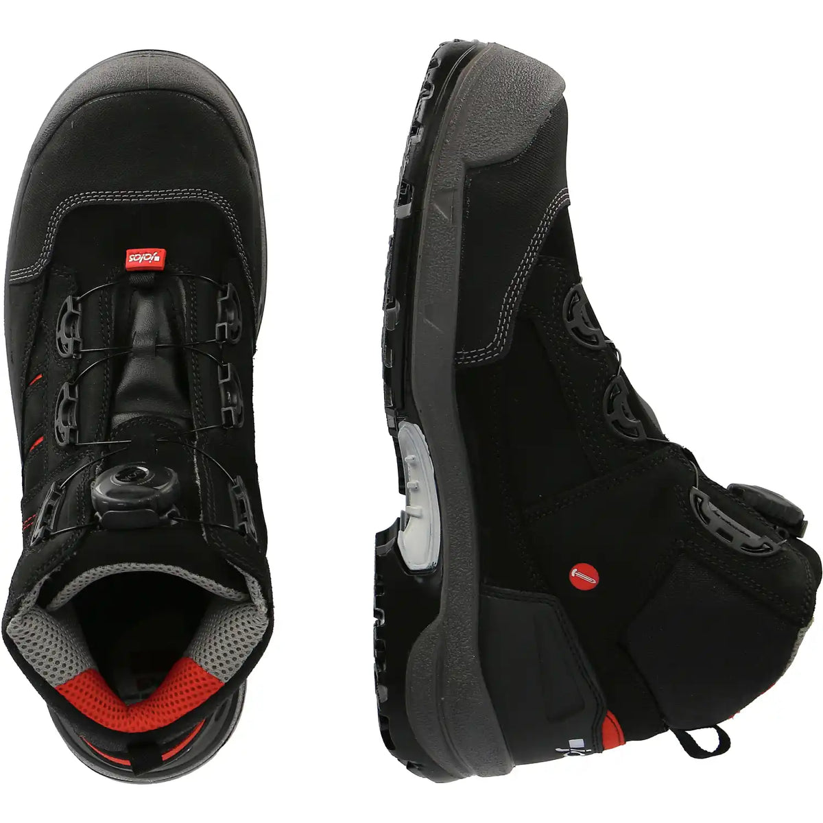 Jalas 1718 Zenit S3 Sicherheitshochschuhe schwarz – schwarz