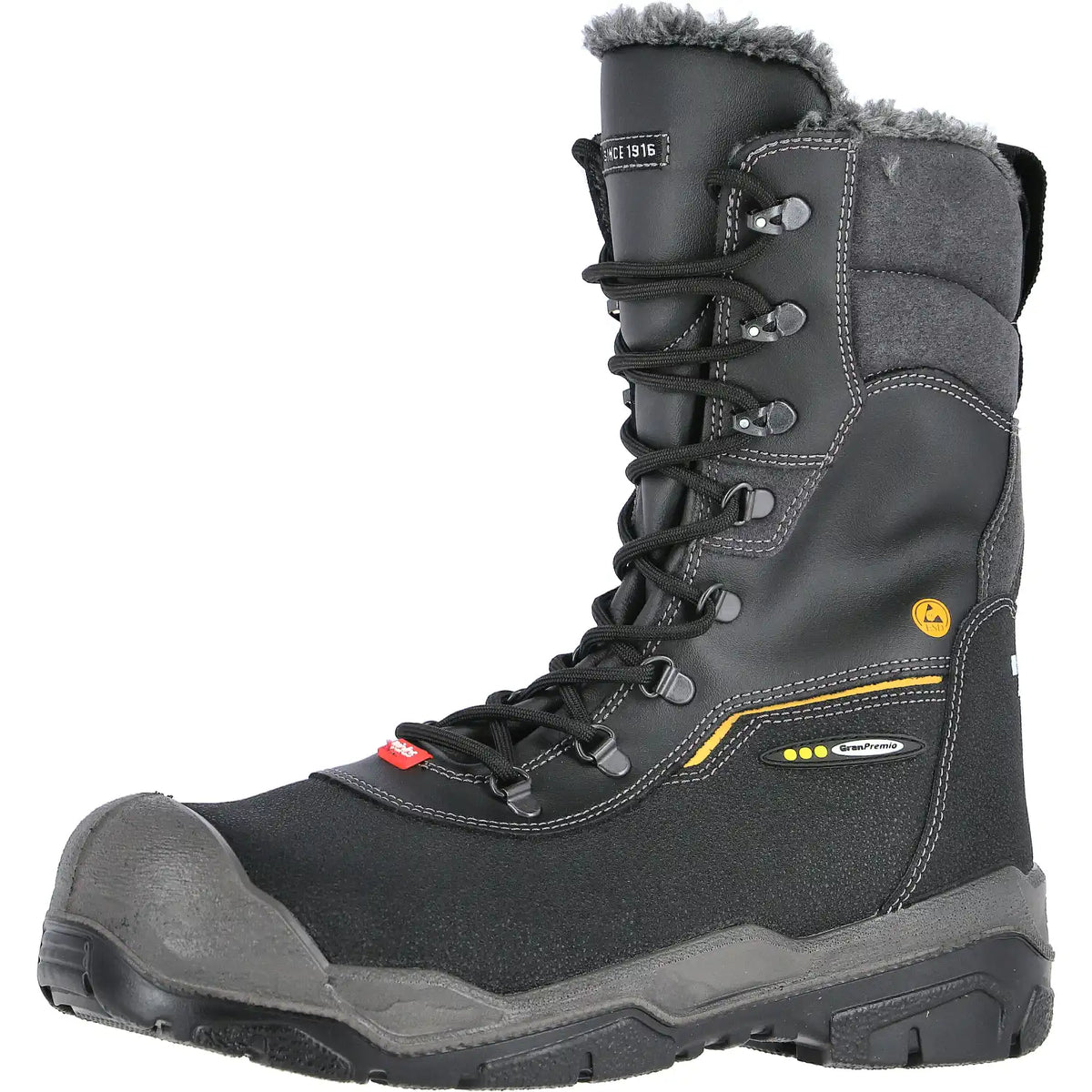 Jalas 1808 Icetrack S3 Wintersicherheitsstiefel schwarz – schwarz