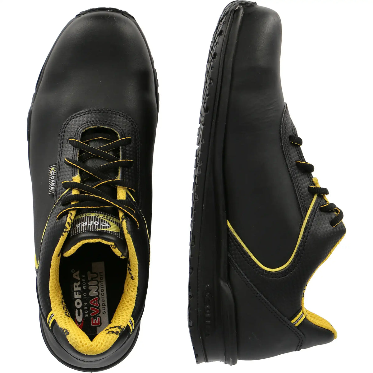 Cofra Gamper Running S3 Sicherheitshalbschuhe schwarz – schwarz