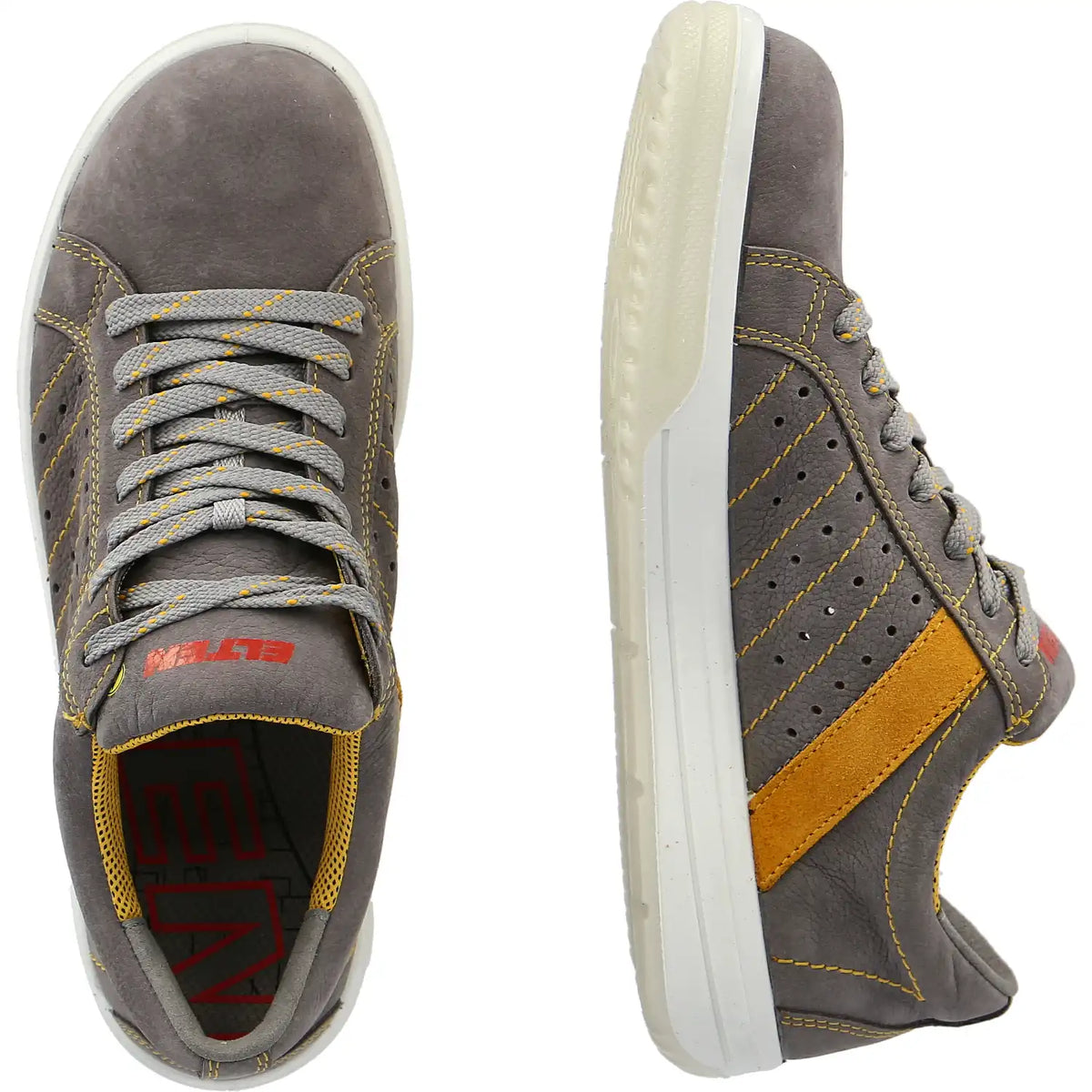 Elten Breezer Low ESD S1 Sicherheitshalbschuh grau – grau