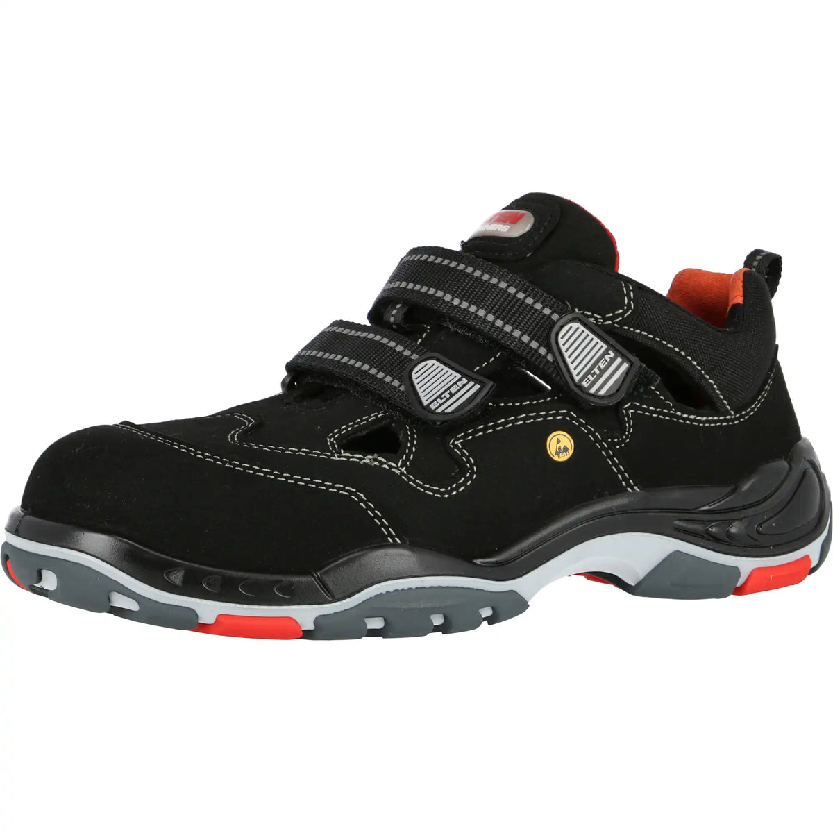 Elten Scott ESD Trainers S1P Sicherheitssandale schwarz – schwarz