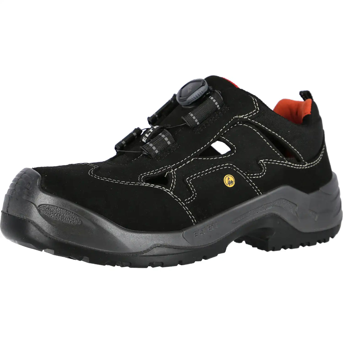 Elten Scott BOA ESD S1P Sicherheitssandale schwarz – schwarz