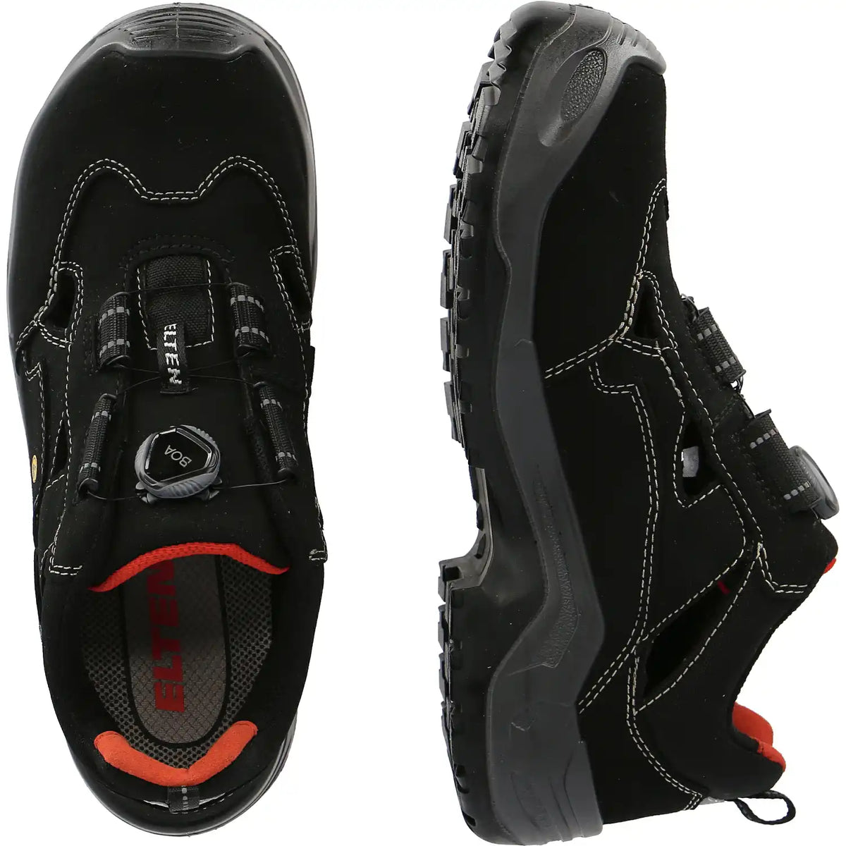 Elten Scott BOA ESD S1P Sicherheitssandale schwarz – schwarz