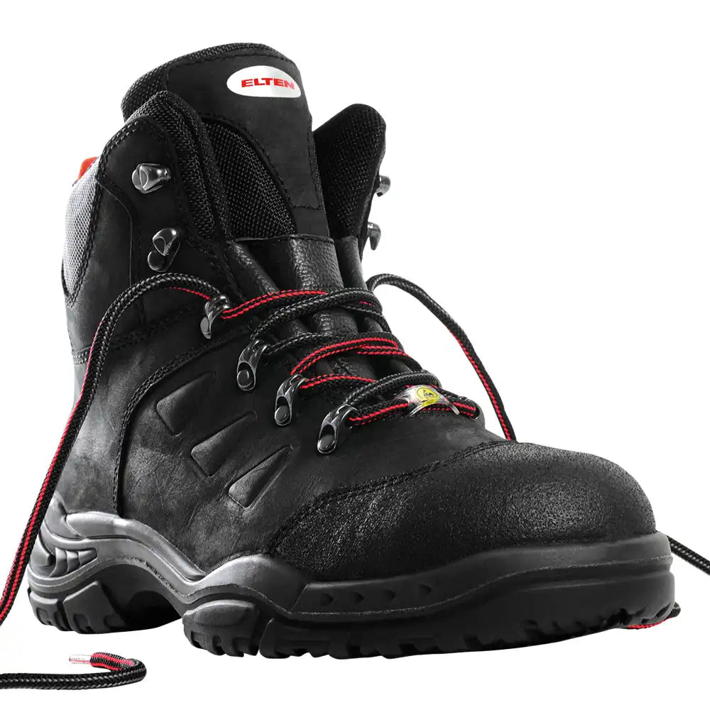 Elten Till Mid ESD HI S3 Sicherheitsstiefel schwarz – schwarz