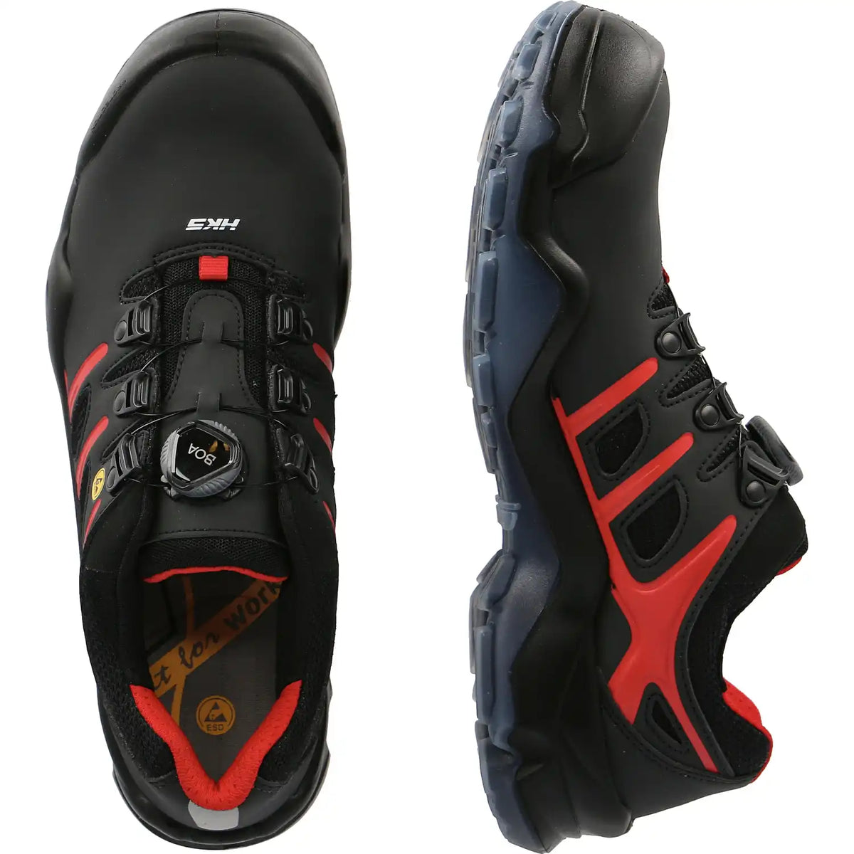 HKS Targa 4 Bvtp S3 Sicherheitsschuhe rot – schwarz