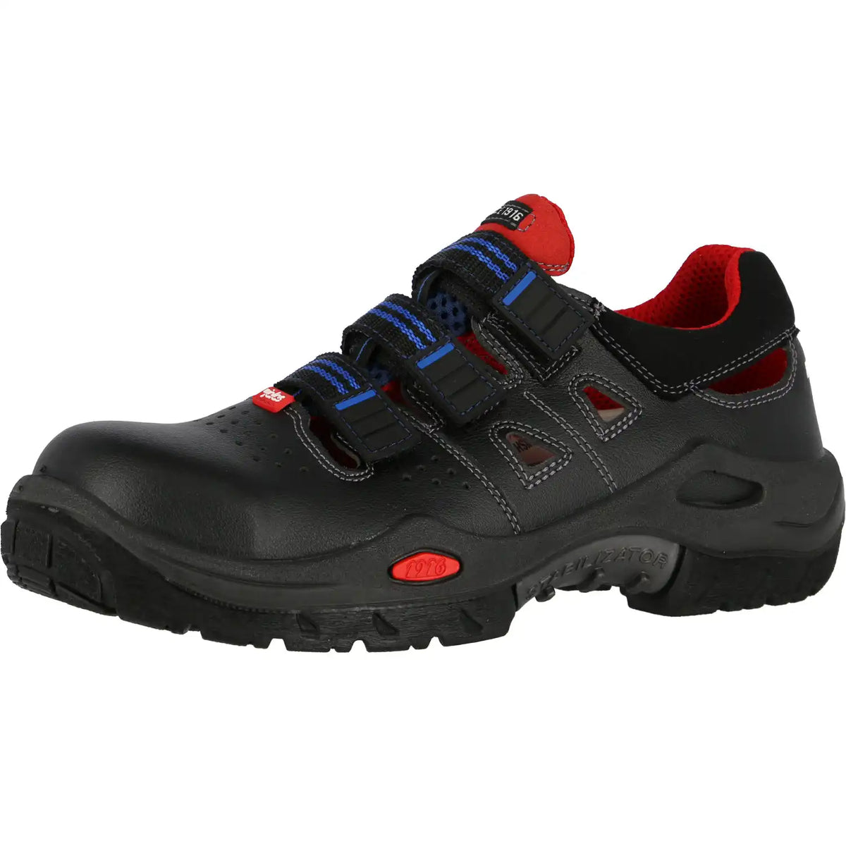 Jalas Respiro 3800R S1 Sicherheitssandalen schwarz – schwarz