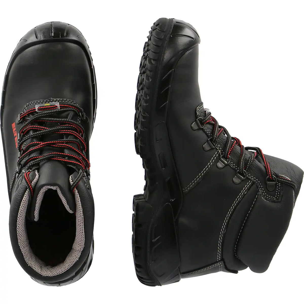 Elten Laurenzo Rubber MID S3 Sicherheitshochschuh schwarz – schwarz