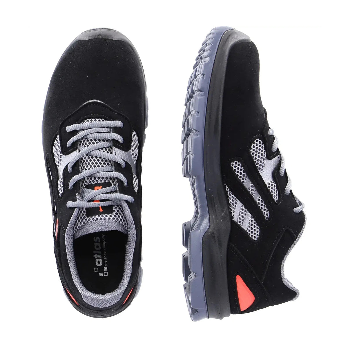 Atlas Flash 2005 XP S1P Sicherheitshalbschuhe schwarz – schwarz