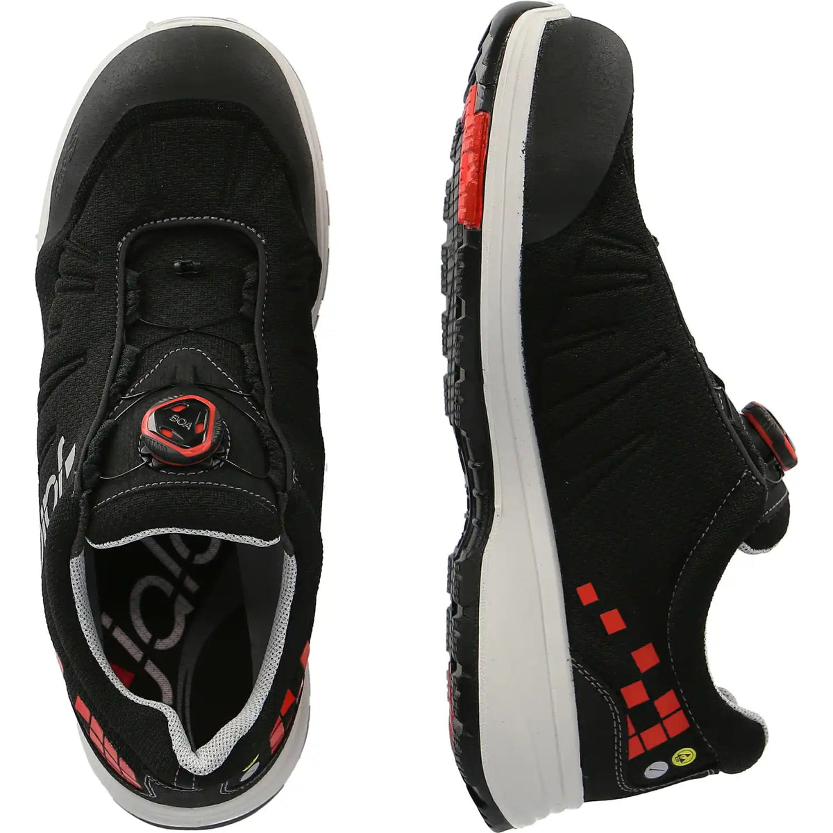Jalas 7138 BOA Zenit EVO S3 Halbschuhe schwarz – schwarz