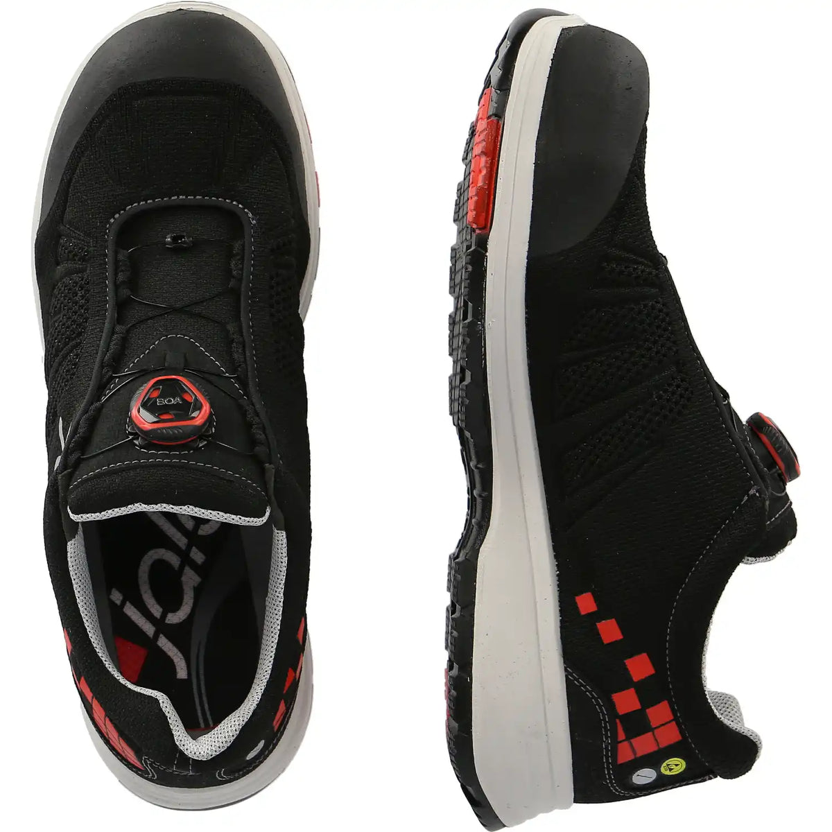Jalas 7108 BOA Zenit EVO S1P Halbschuhe schwarz – schwarz