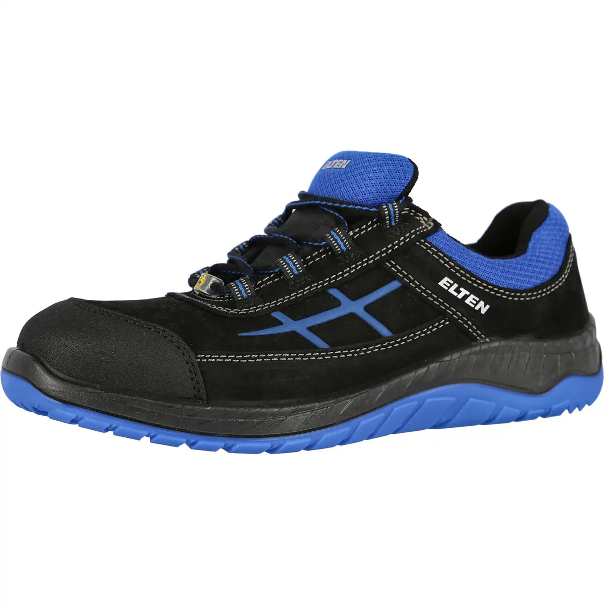 Elten Malvin LOW S3 Sicherheitshalbschuhe blau – schwarz