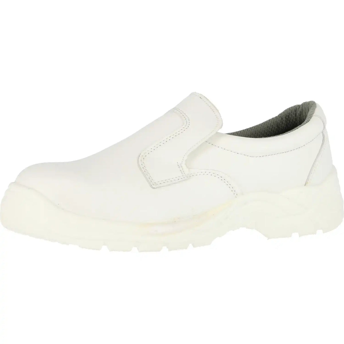 Nitras Clean Step S2 Sicherheitsslipper weiß – weiß
