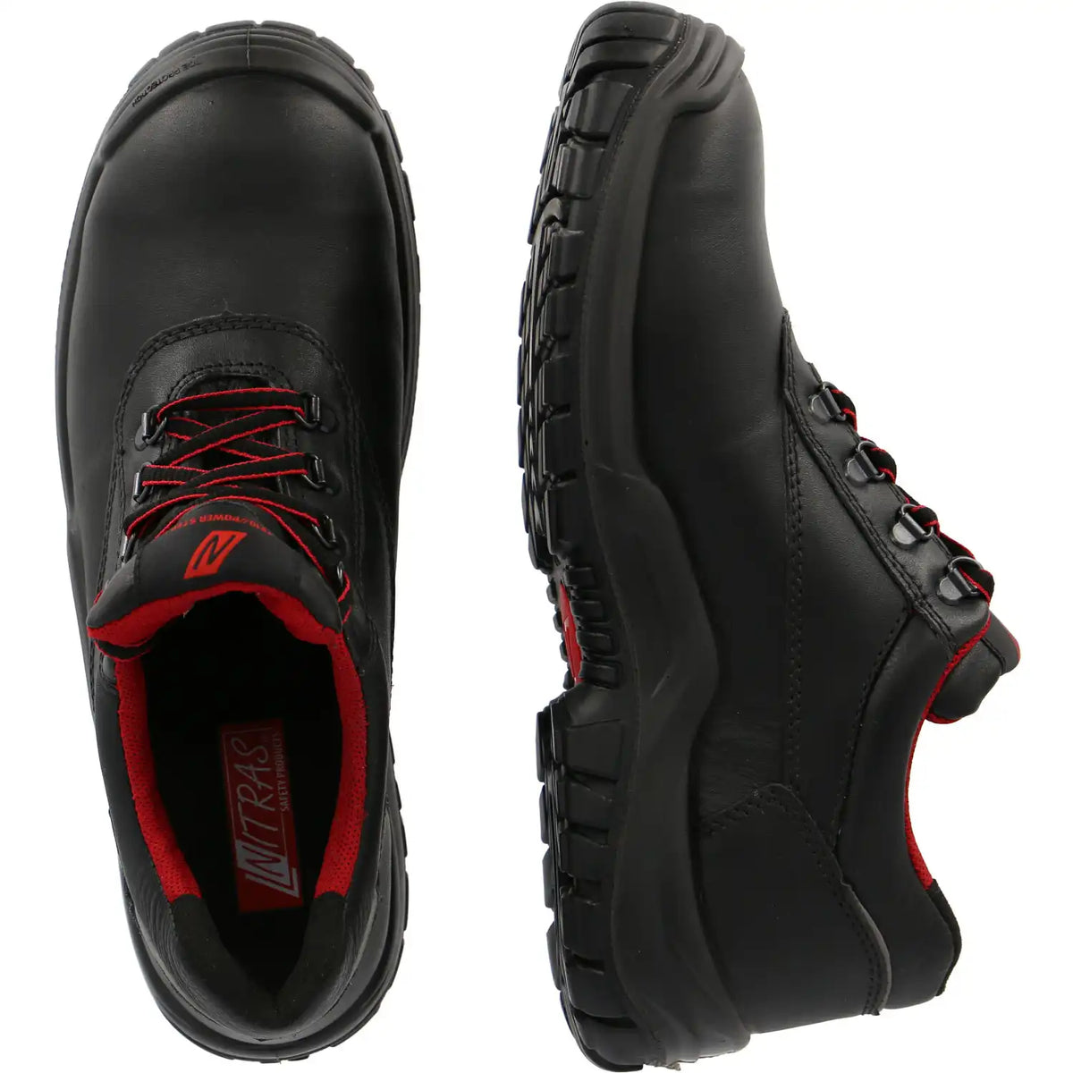 Nitras Power Step I S3 Sicherheitshalbschuhe schwarz – schwarz