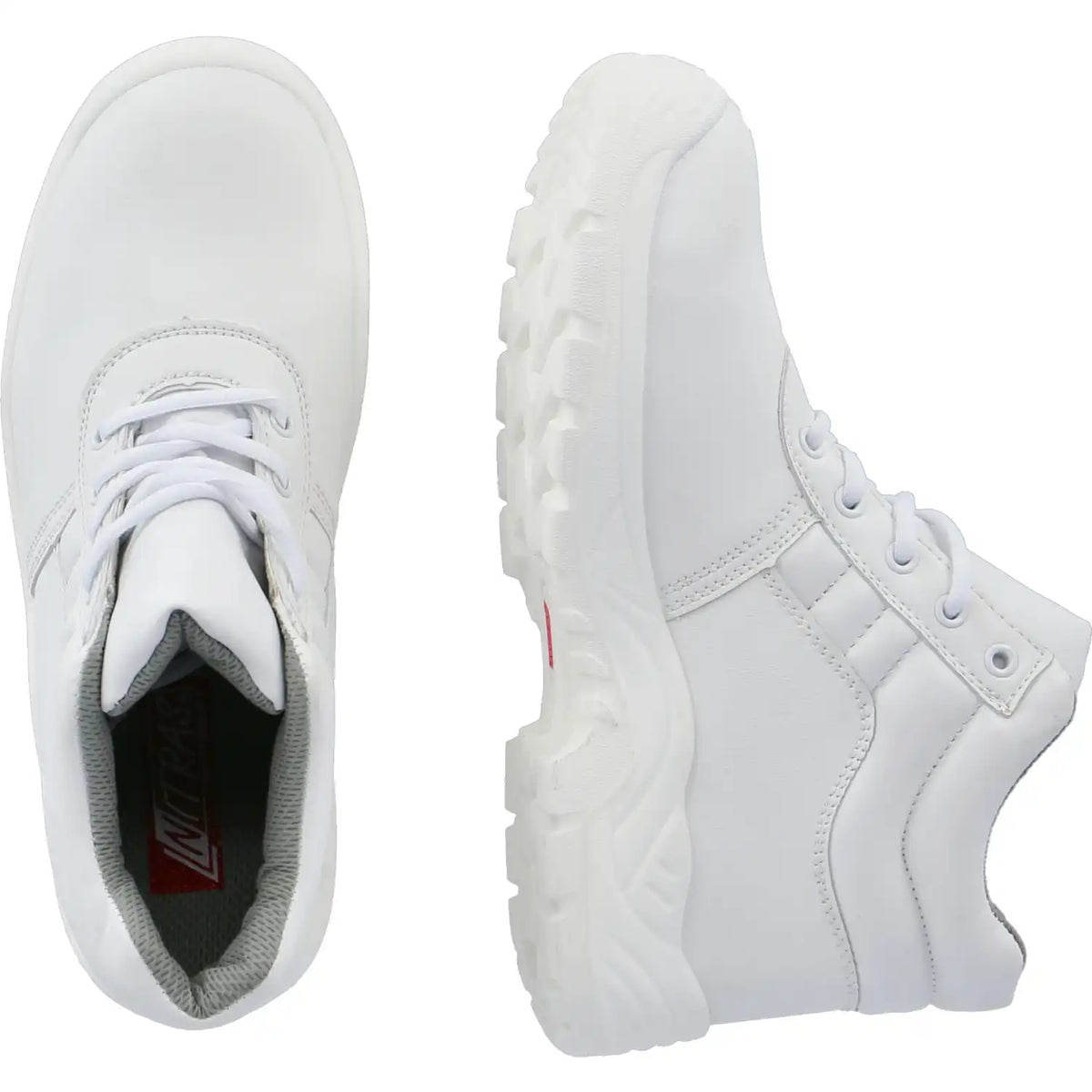 Nitras Clean Step MID S2 Sicherheitsstiefel weiß – weiß