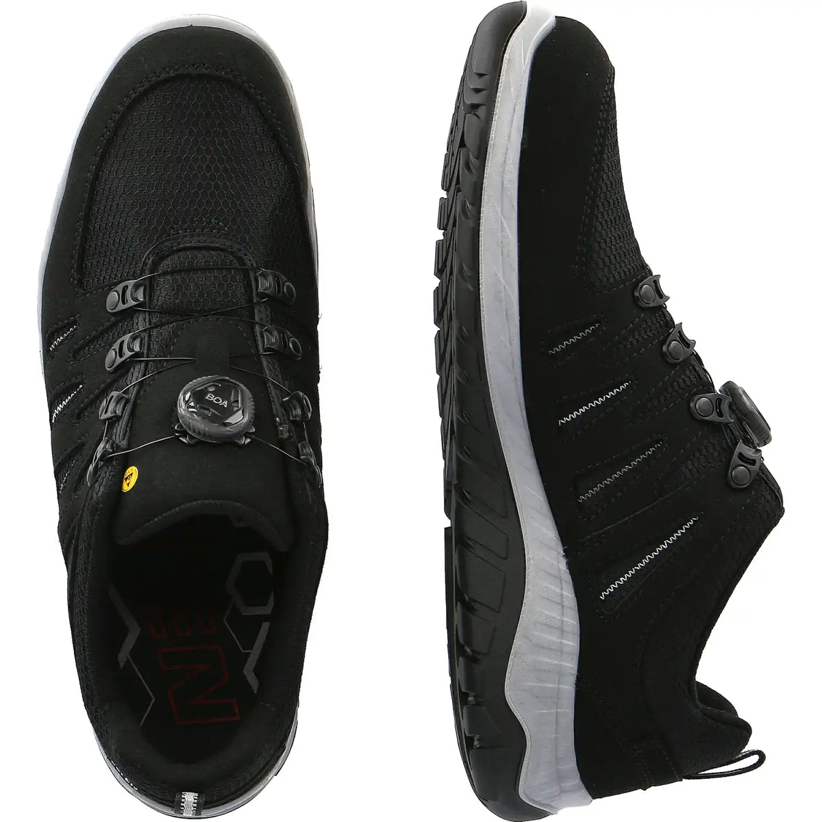 Elten Maddox BOA B/G S3 Sicherheitshalbschuhe schwarz – schwarz