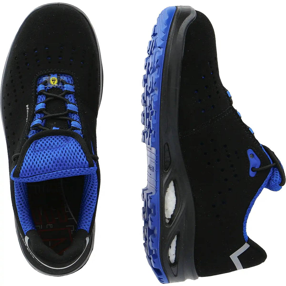 Elten Damen Impulse Lady Xxtl LOW S1P Halbschuh blau – schwarz