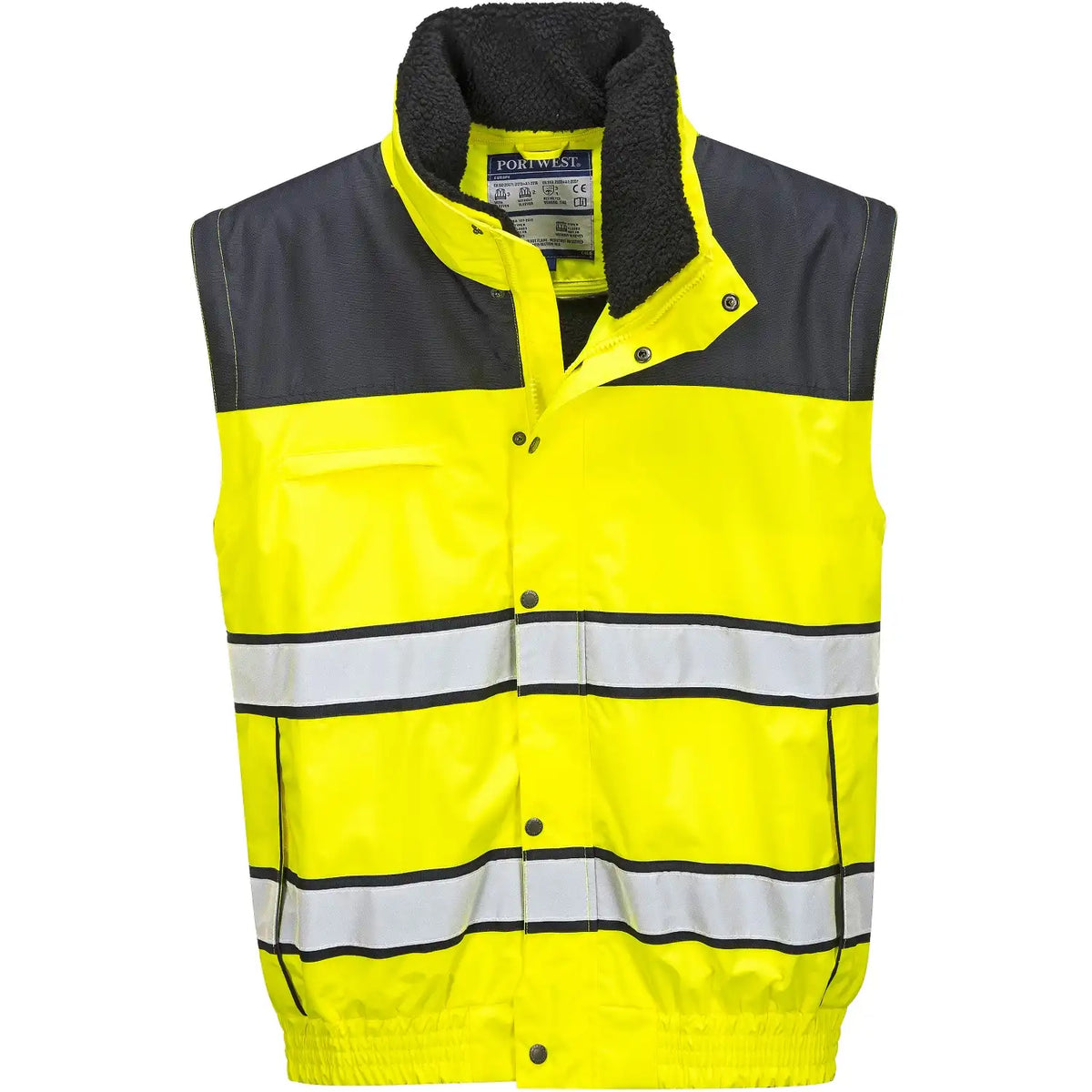 Portwest C466 Warnschutz Pilotenjacke 4in1 – gelb/marine