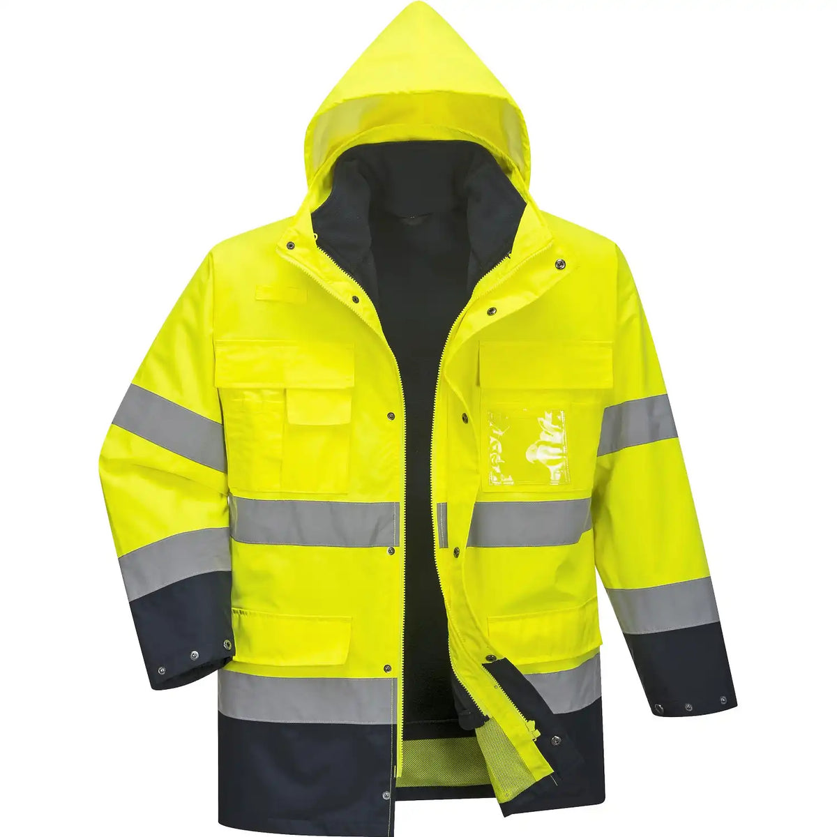 Portwest S162 Lite Warnschutz Regenjacke 3in1 – gelb/marine