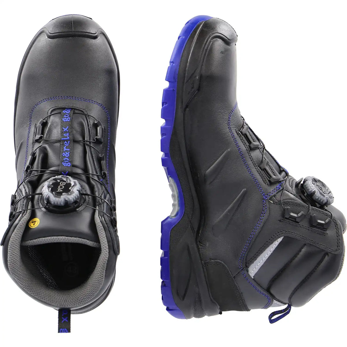 Baak Hunter BOA Industrial S3 Sicherheitsstiefel schwarz – schwarz