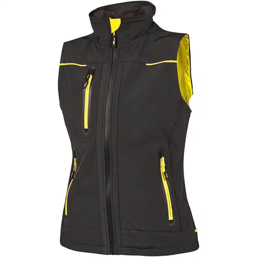 U-Power Damen Universe Lady Softshellweste schwarz – schwarz