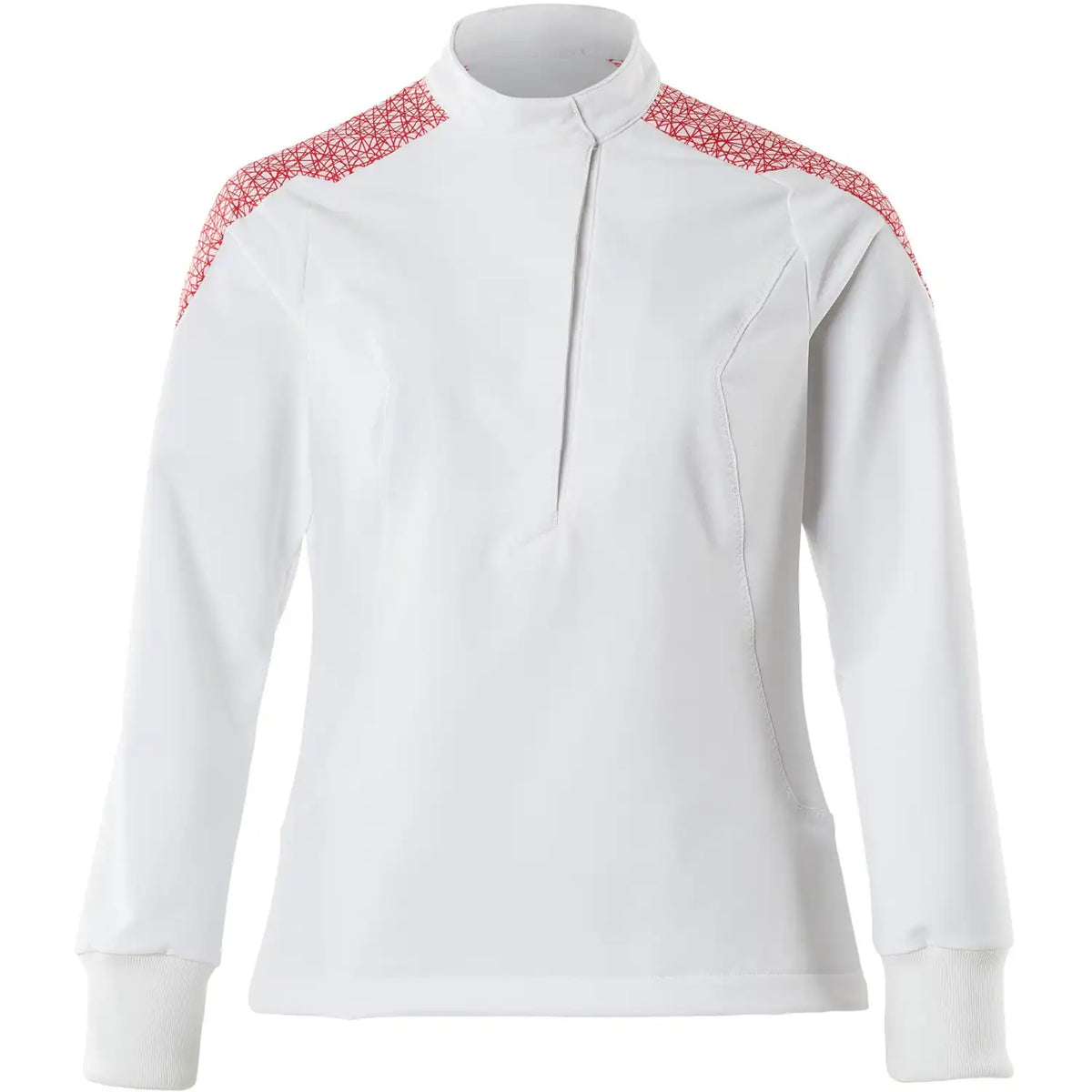 Mascot Damen 20062-511 Stretch Schlupfjacke – weiß/verkehrsrot