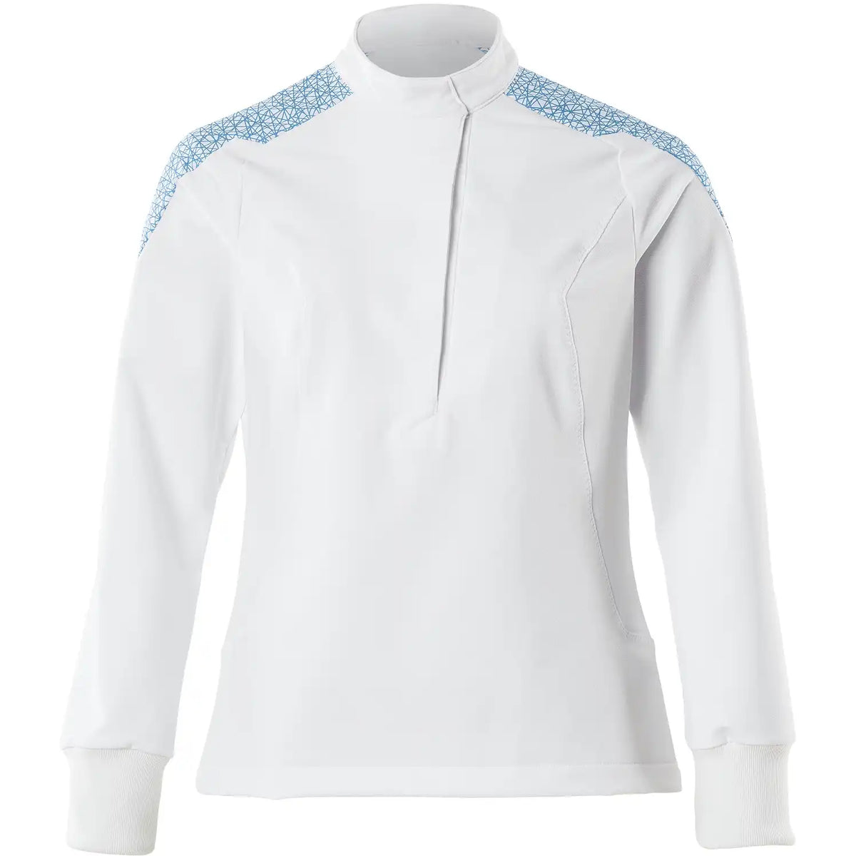 Mascot Damen 20062-511 Stretch Schlupfjacke – weiß/azurblau