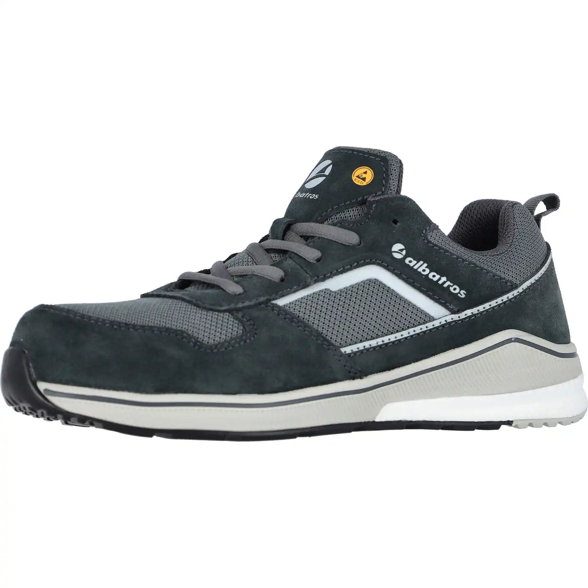 Albatros Court LOW S1P Halbschuhe grau – grau