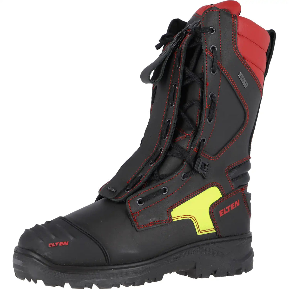 Elten Craig GTX Fire S3 Feuerwehrstiefel F2A schwarz – schwarz