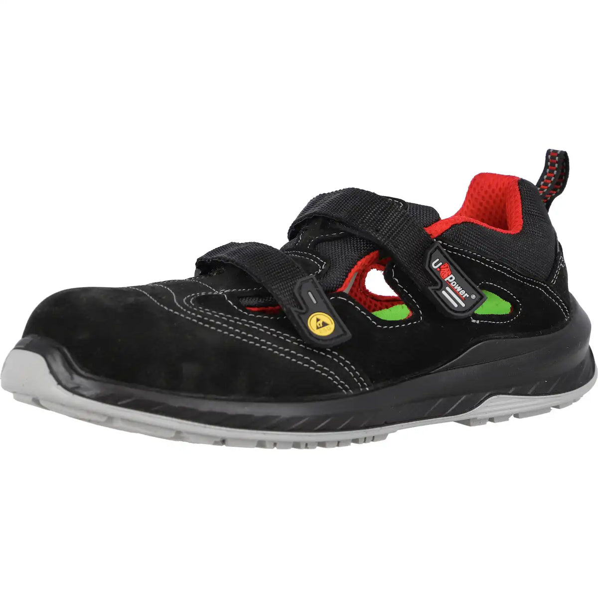 U-Power Scandy S1P Sicherheitssandale schwarz – schwarz