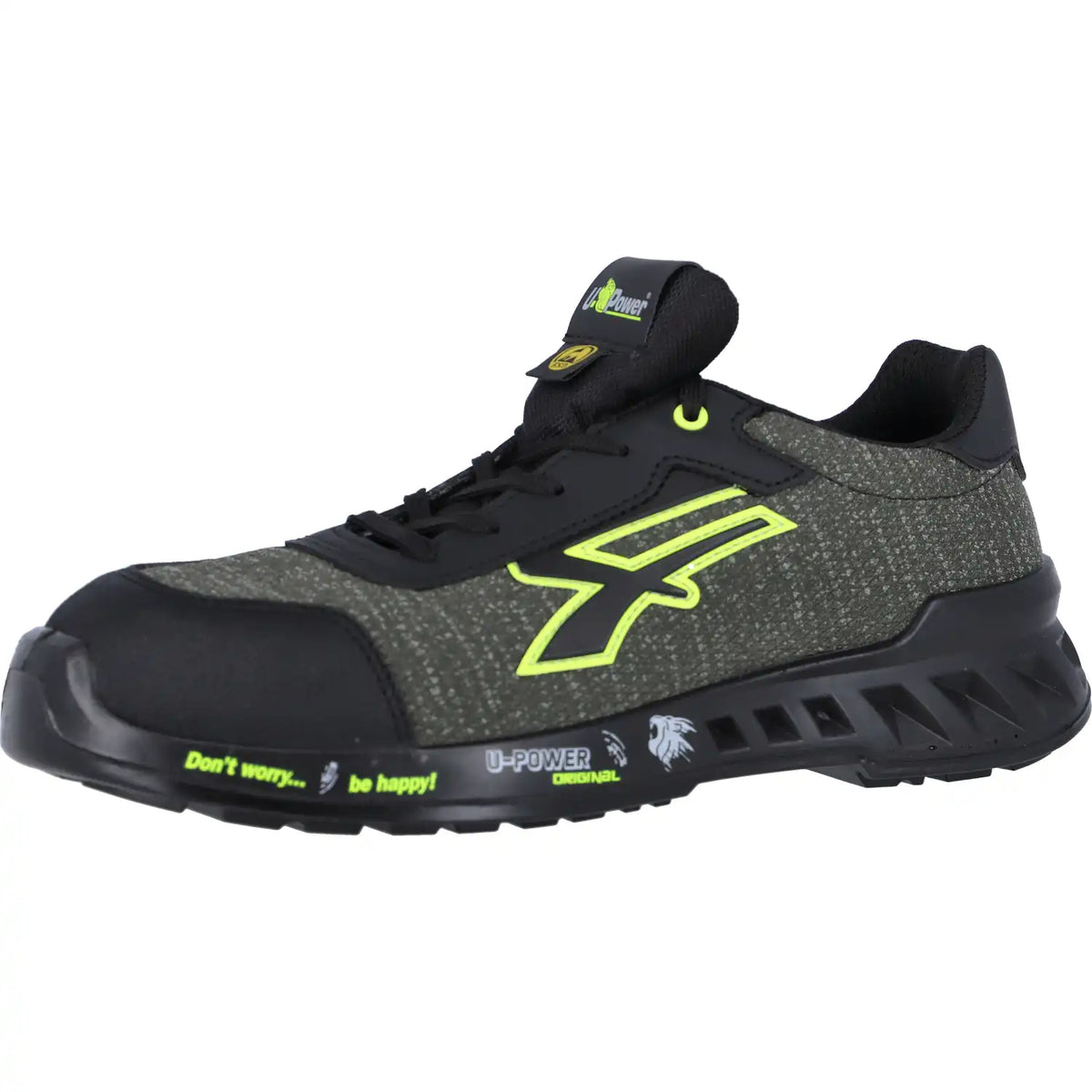 U-Power Robin Leve S1P Sicherheitshalbschuh rot – grau