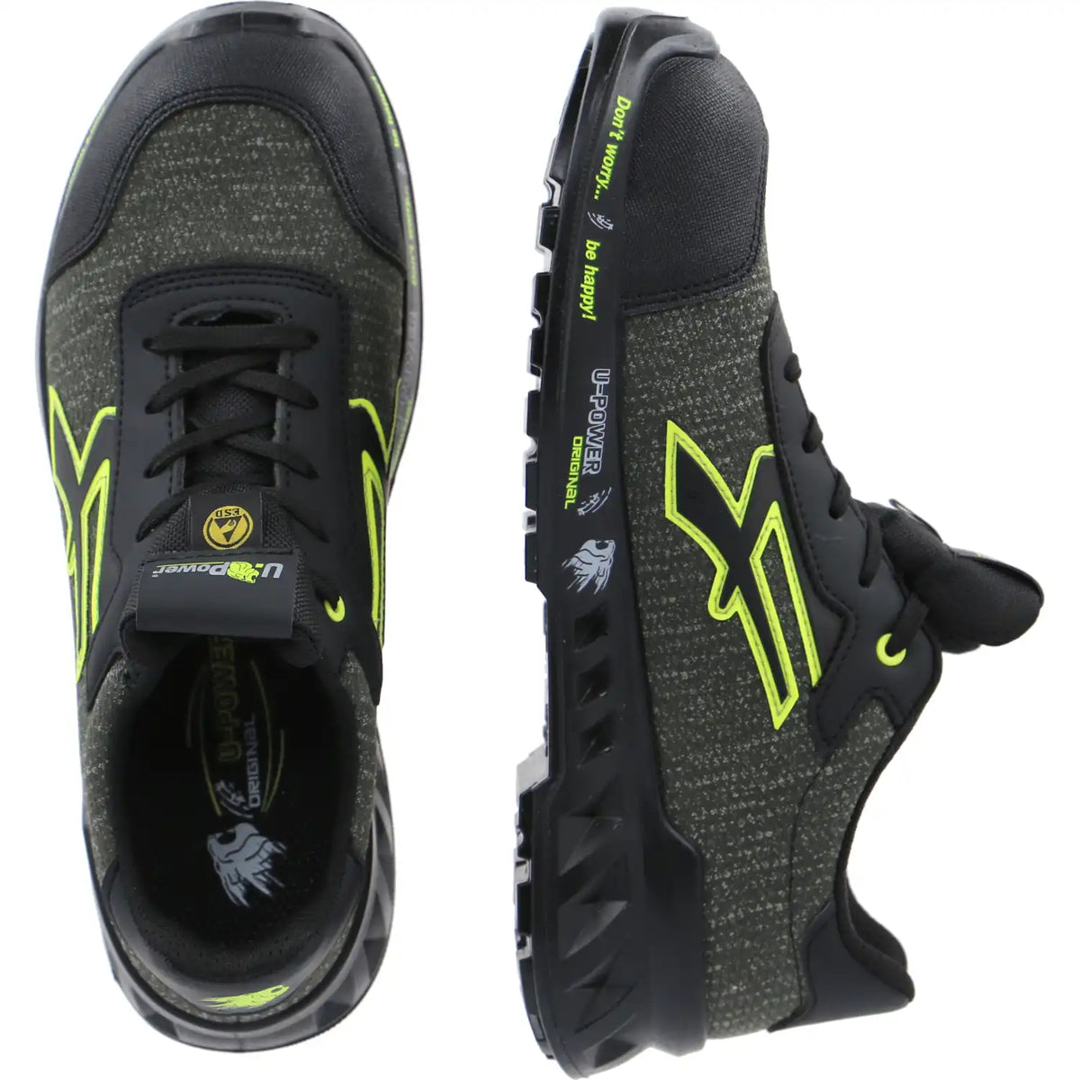U-Power Robin Leve S1P Sicherheitshalbschuh rot – grau
