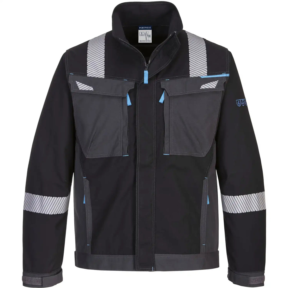 Portwest FR602 WX3 FR Multinorm Bundjacke schwarz – schwarz