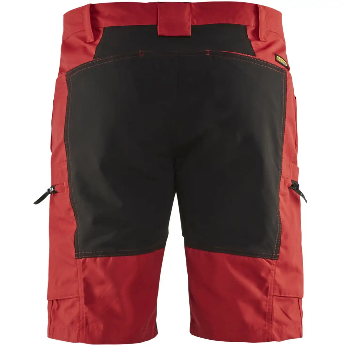 Blåkläder 1449 Service-Shorts Stretch – rot/schwarz