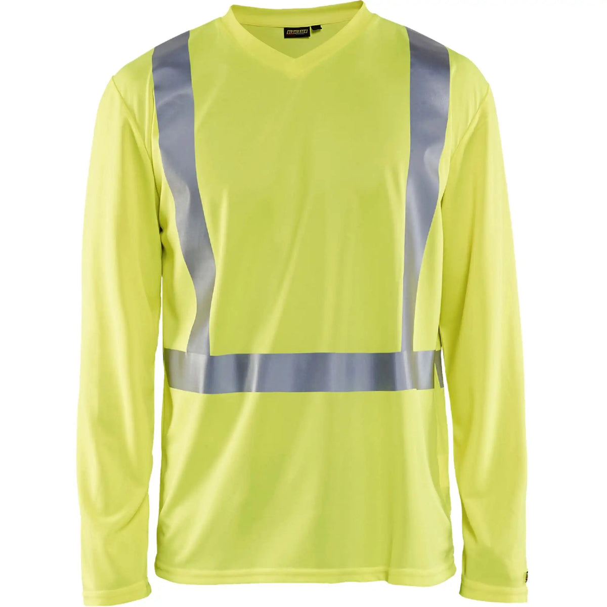 Blåkläder 3383 Warnschutz Langarmshirt UV-Schutz – gelb