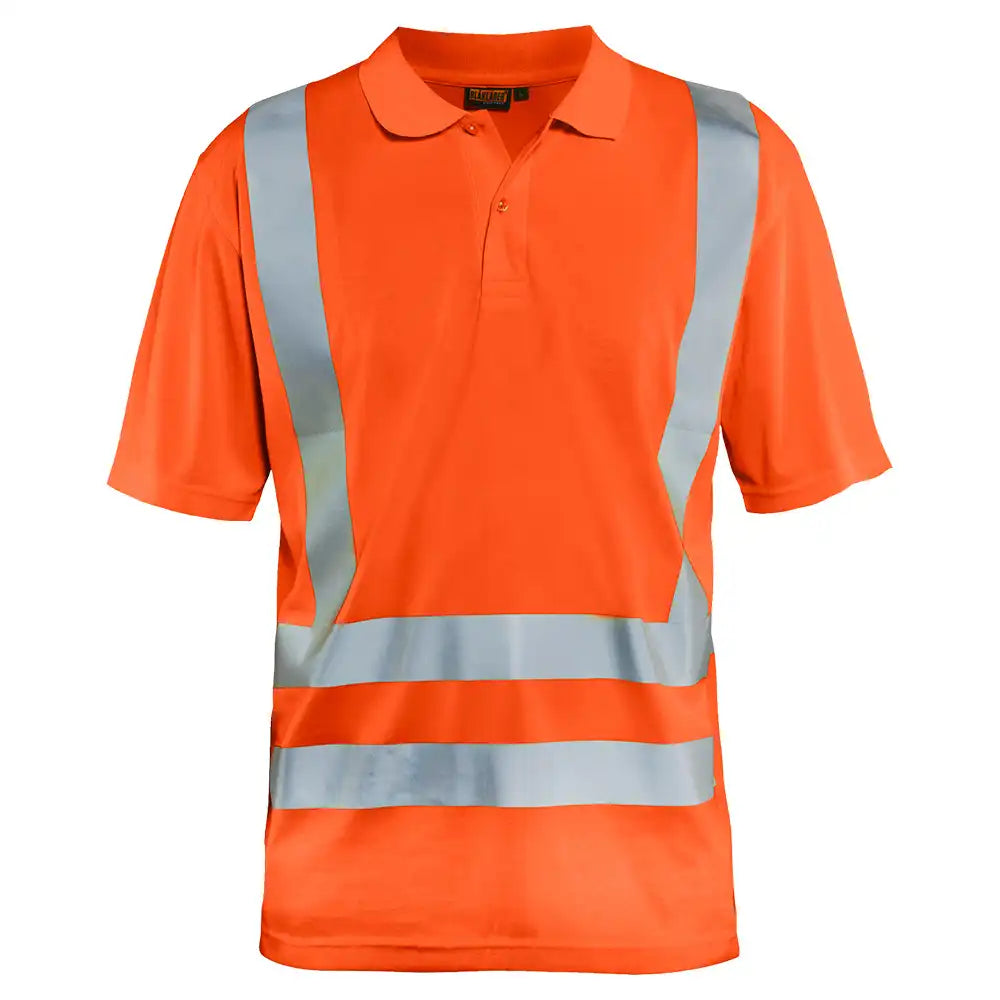 Blåkläder m. UV-Schutz 3391 Warnschutz Polo-Shirt – orange
