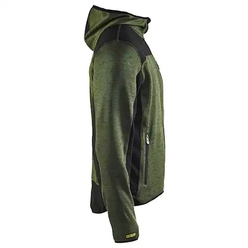 Blåkläder 4930 mit Softshell Strickjacke – armygrün/schwarz