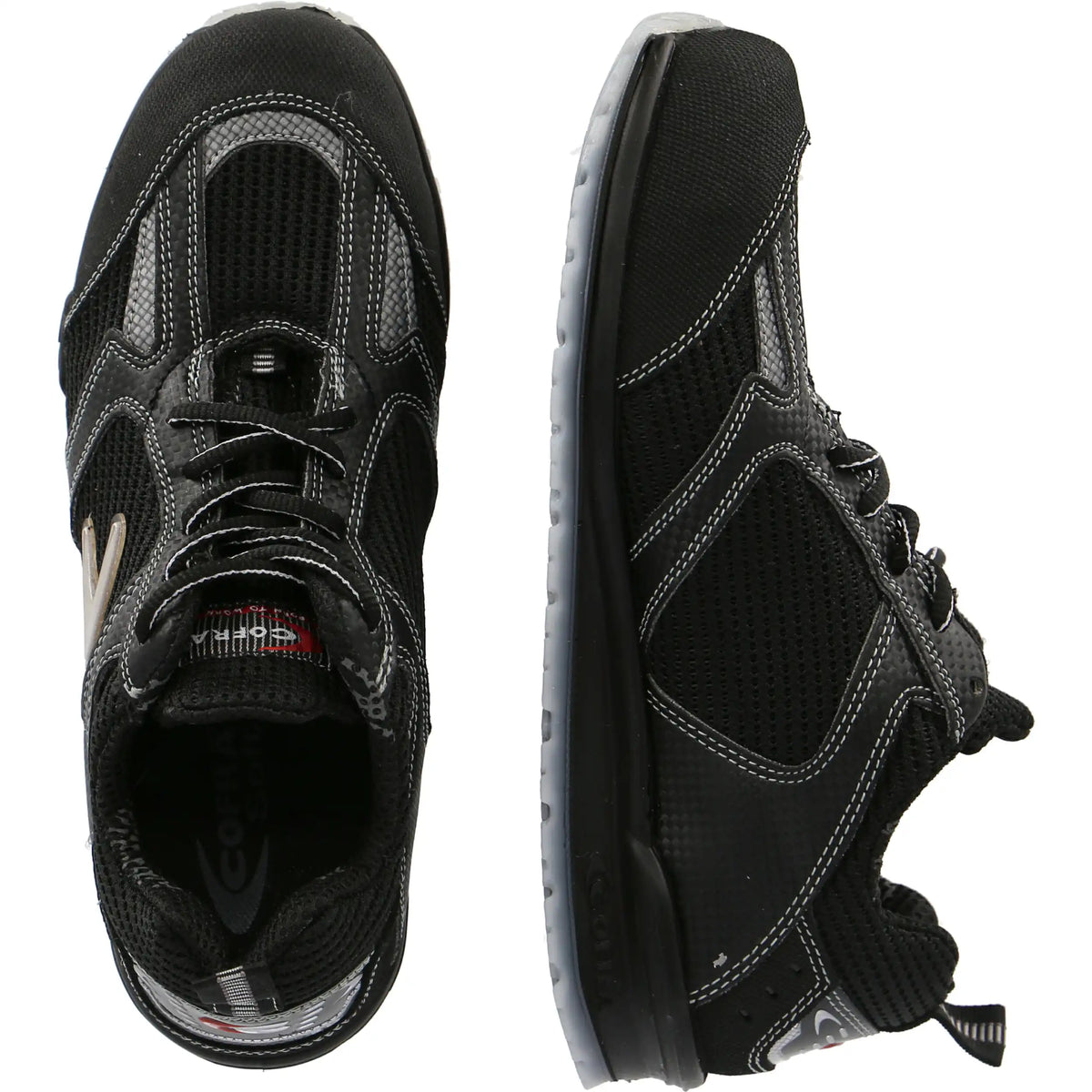Cofra Petri Running S1 Sicherheitshalbs. schwarz – schwarz