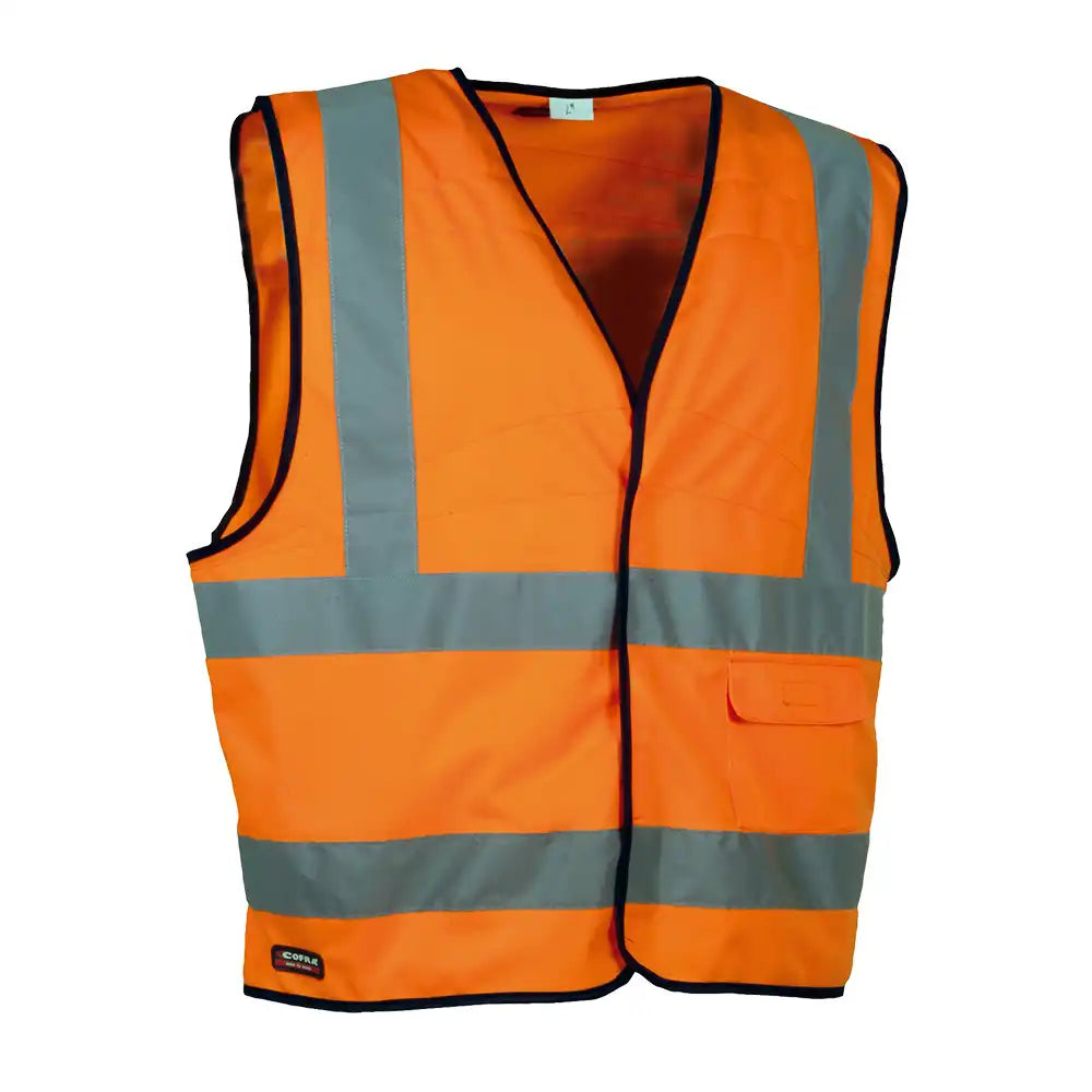 Cofra Clear High Visibility Warnschutz Weste – orange