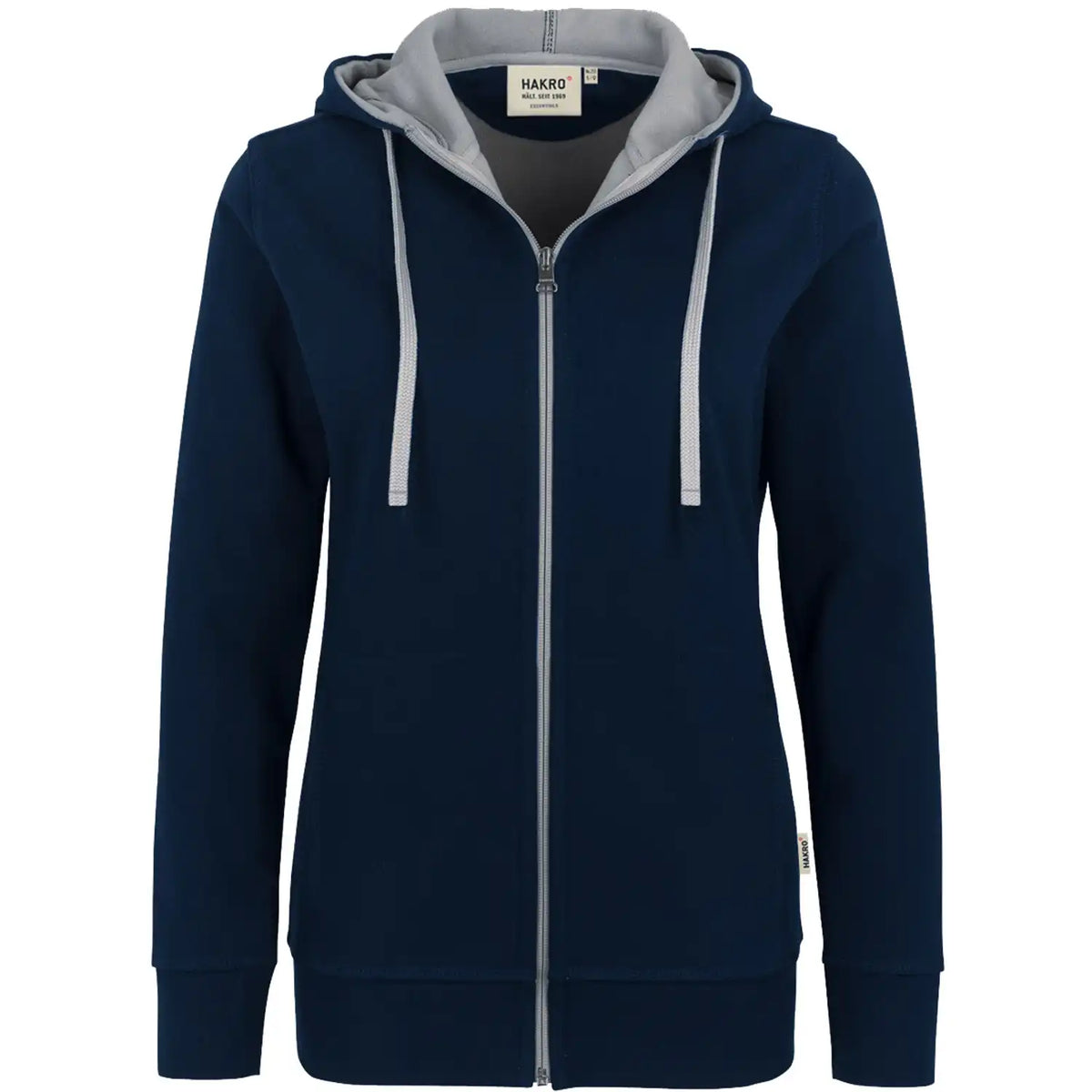 Hakro Damen Bonded 255 -Kapuzen-Jacke – tinte