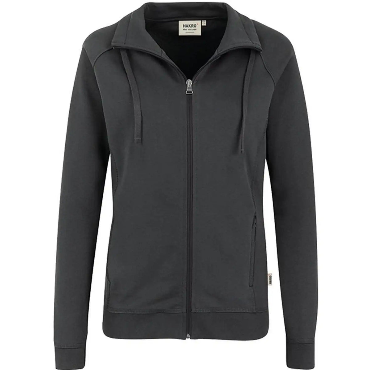 Hakro Damen College 406 -Sweatjacke – anthrazit