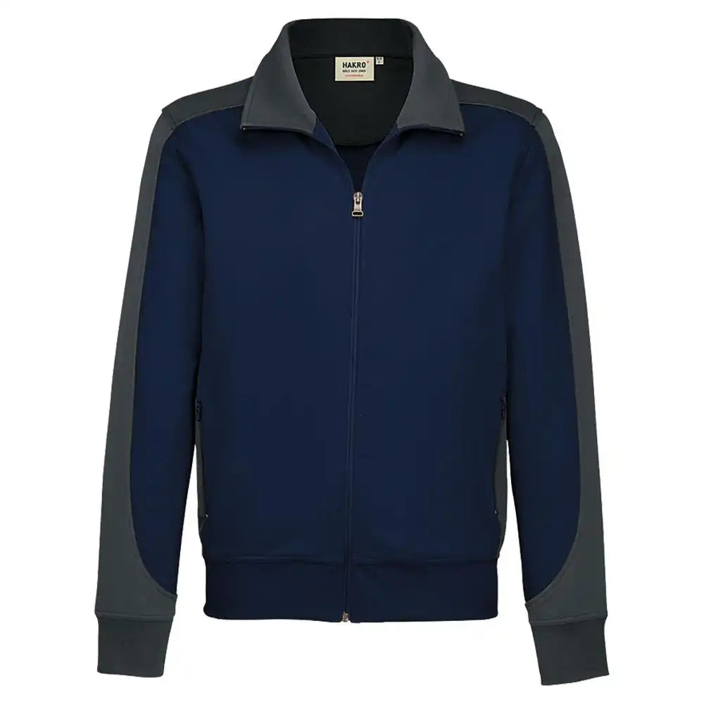 Hakro Performance 477 Sweatjacke Contrast – tinte