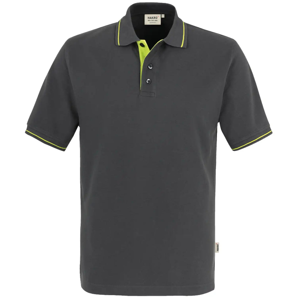 Hakro Casual 803 Contrast Polo-Shirt – anthrazit
