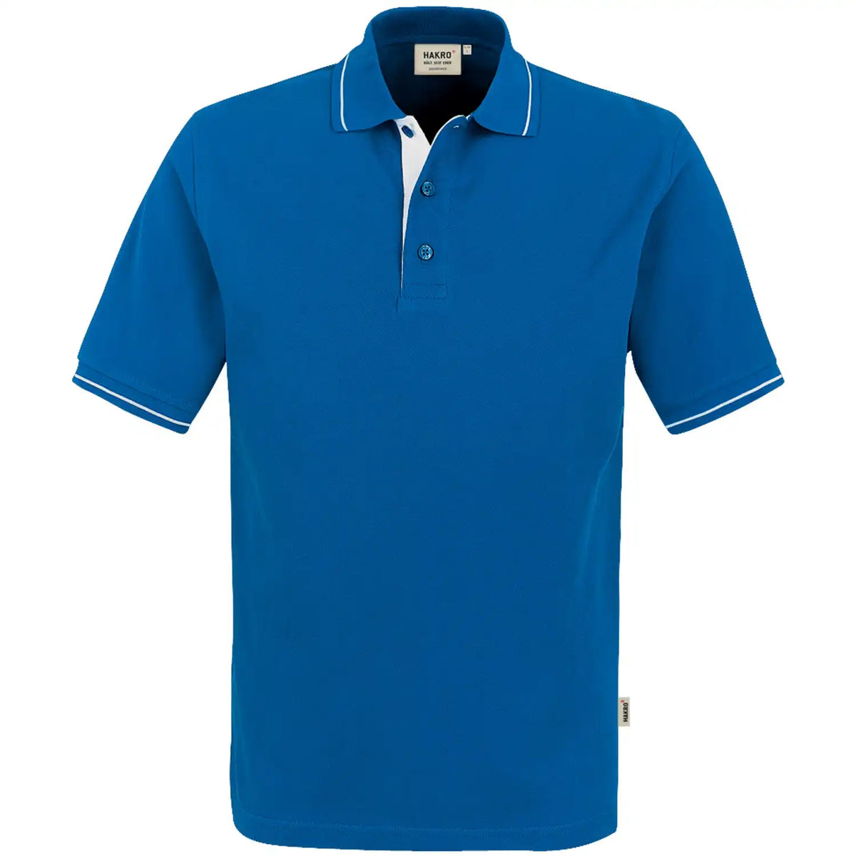 Hakro Casual 803 Contrast Polo-Shirt – royal