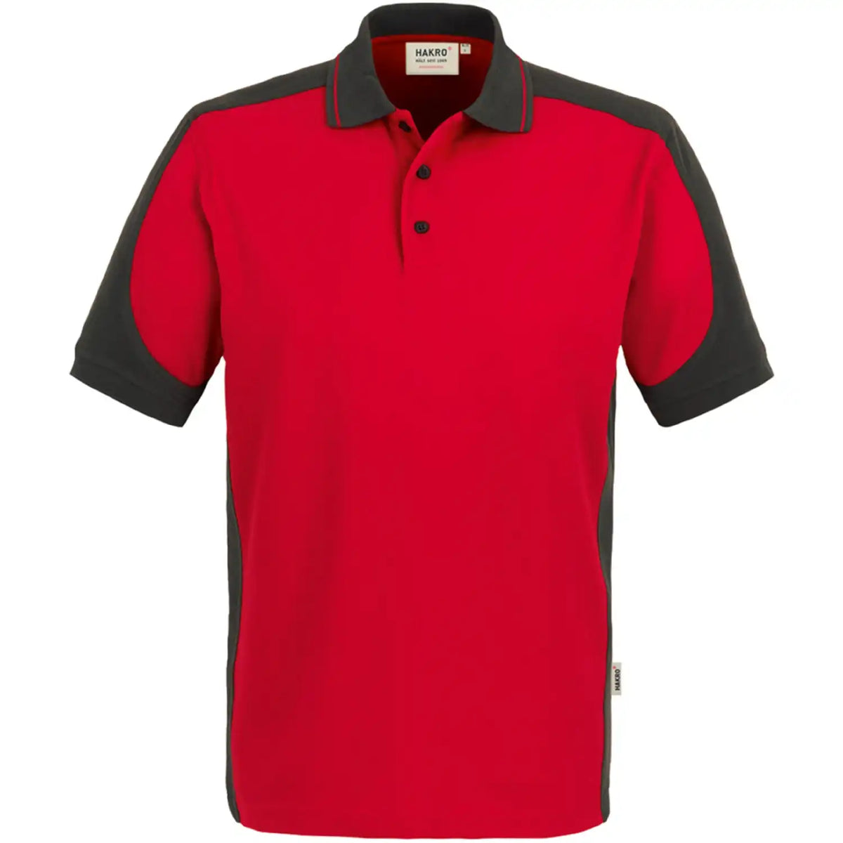 Hakro Performance Contrast 839 Polo-Shirt – rot