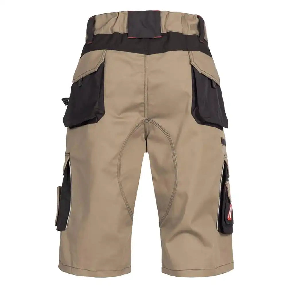 Nitras Motion TEX PRO FX Arbeitsshorts – khaki/schwarz