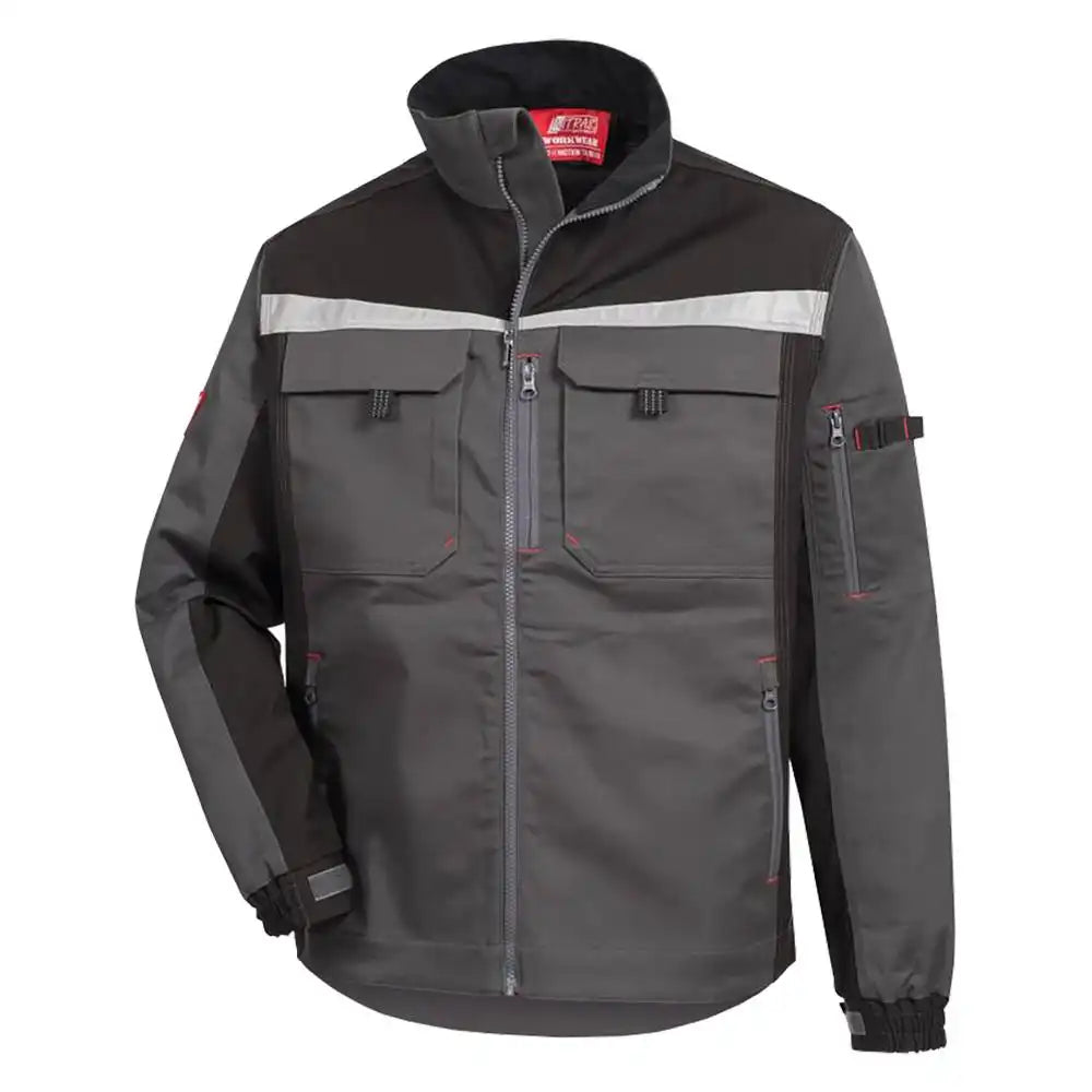 Nitras Motion TEX PRO FX Arbeitsjacke – grau/schwarz