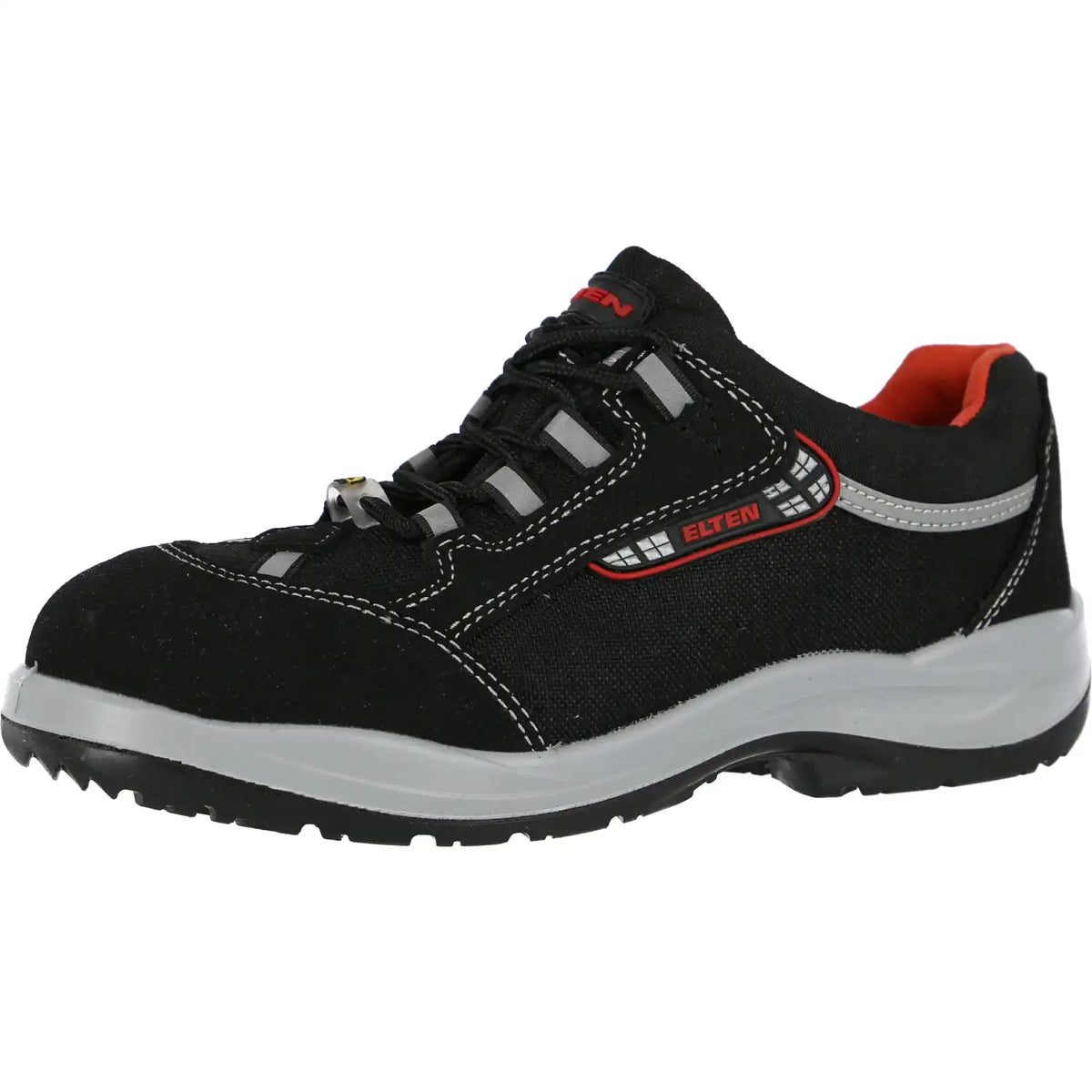 Elten Damen Maja Low ESD S3 Halbschuhe schwarz – schwarz