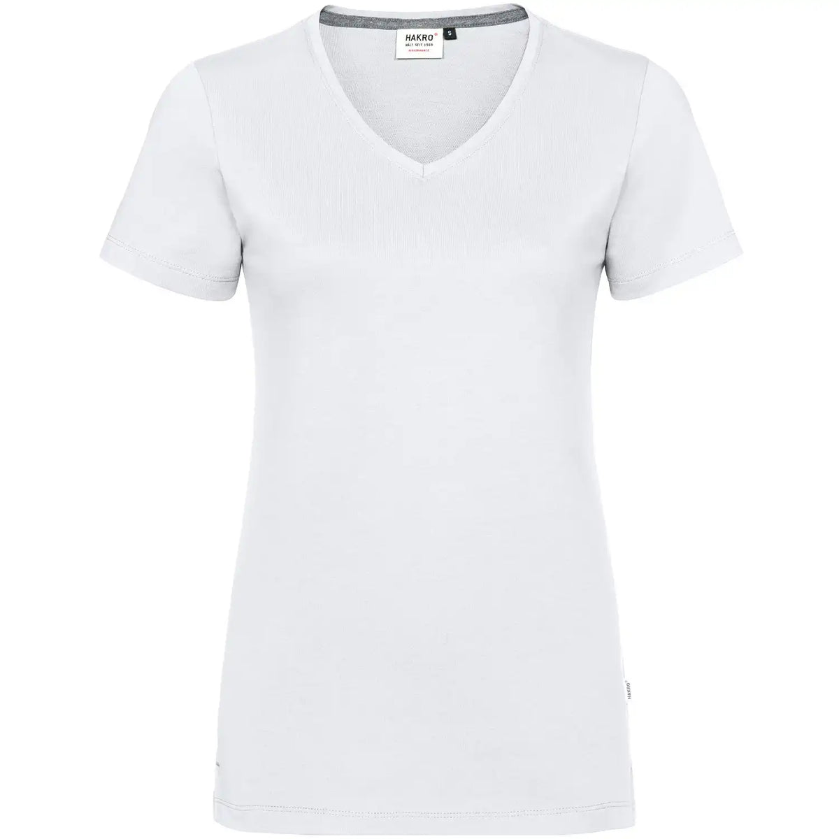 Hakro Damen COTTON-TEC 169 T-Shirt – weiß