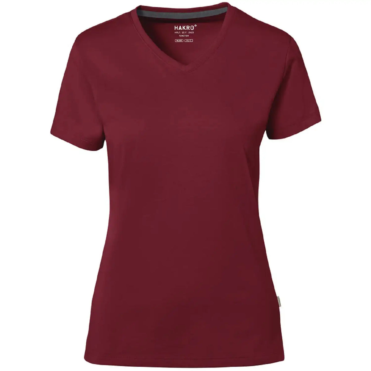 Hakro Damen COTTON-TEC 169 T-Shirt – weinrot